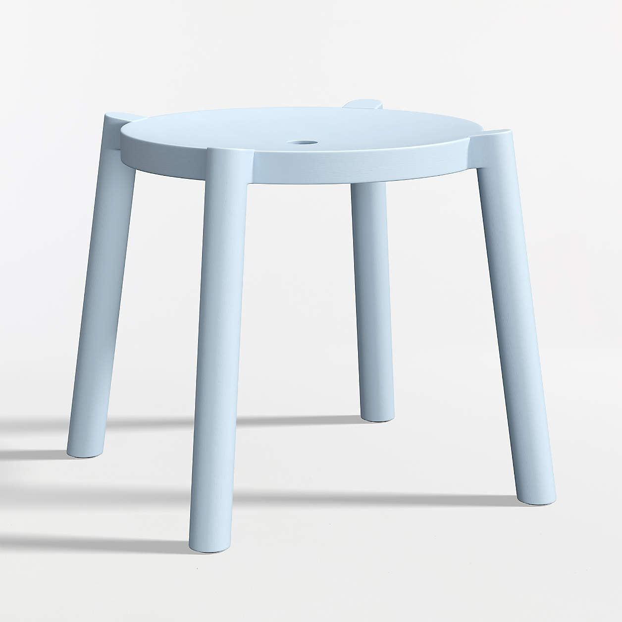 Bonnie Mist Blue Kids Stackable Play Stool
