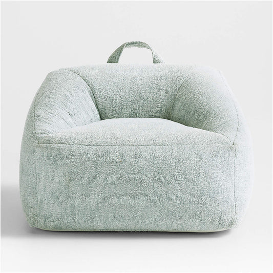 Mint Corduroy Cotton Boucle Kids Sofa Chair
