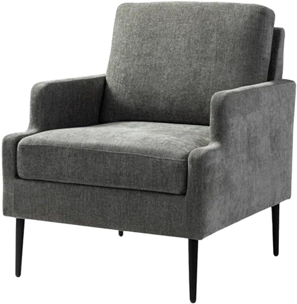 Buy Classic Single Seater Sofa Accent Chair Dark Grey Best Price