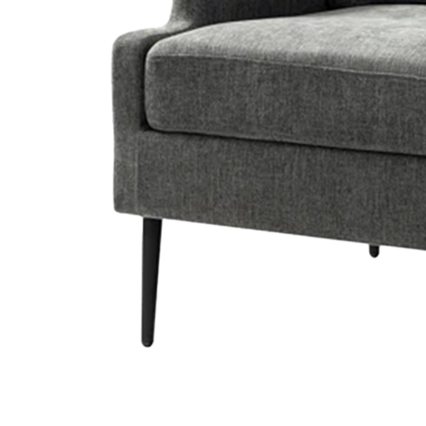 Buy Classic Single Seater Sofa Accent Chair Dark Grey Online Best Price 