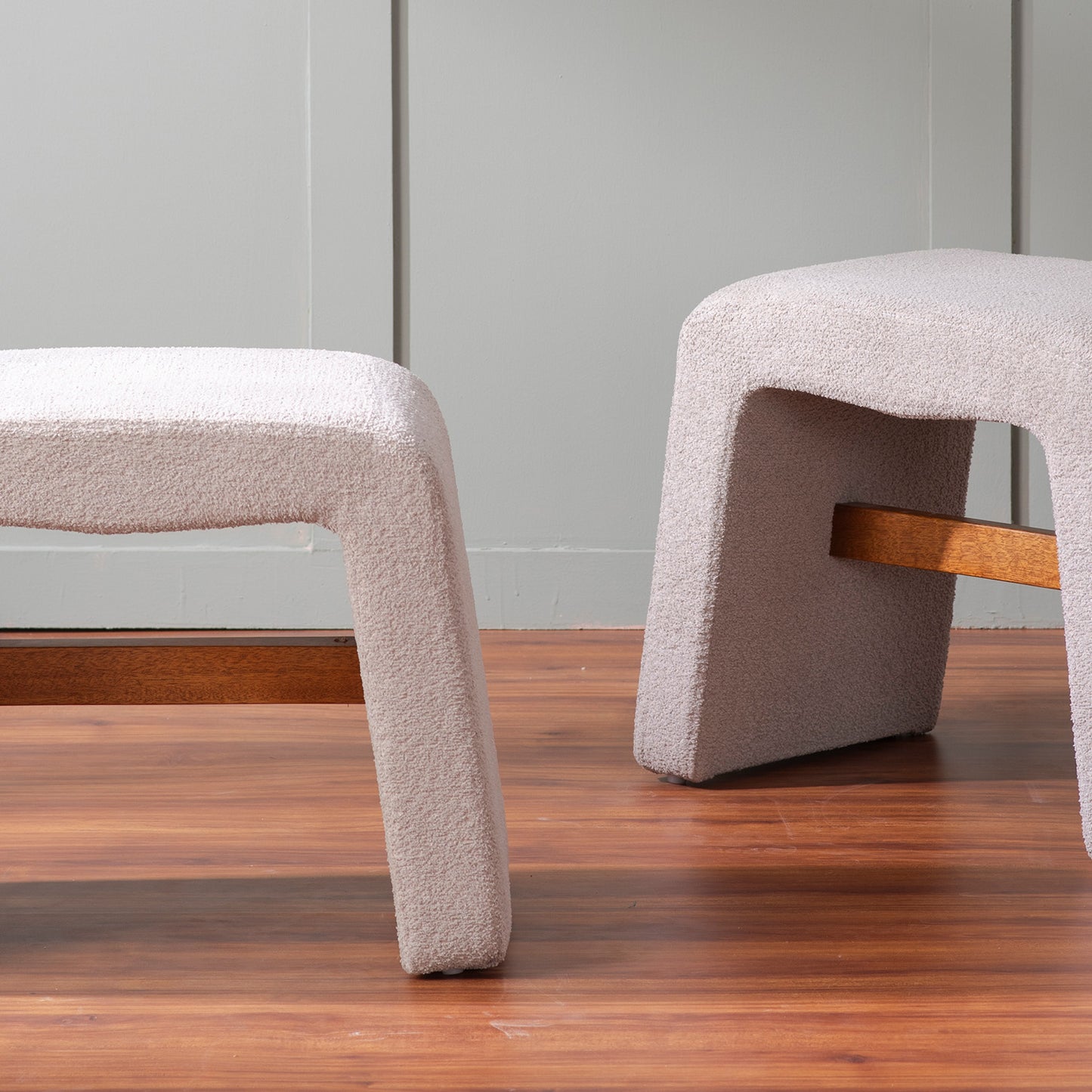 Buy Online Beige Pouf Seating Solution Set Of 2 Shop Now