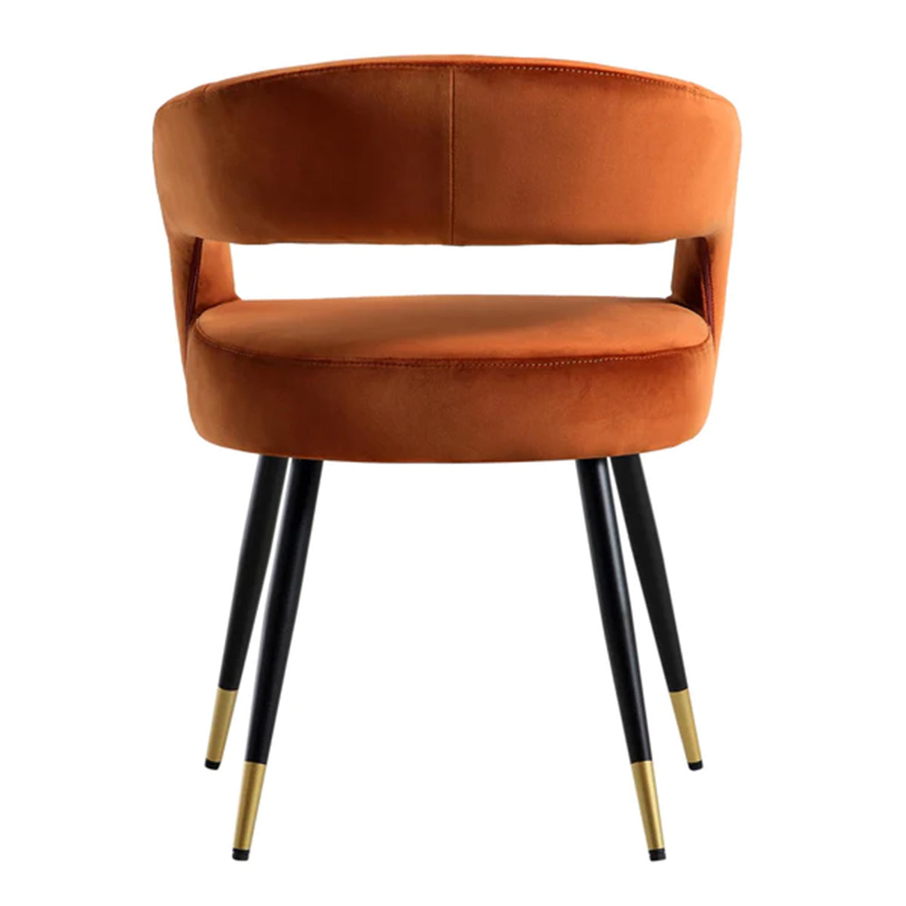 Buy Online Italian Renaissance Style Chair Velvet Orange Shop Now