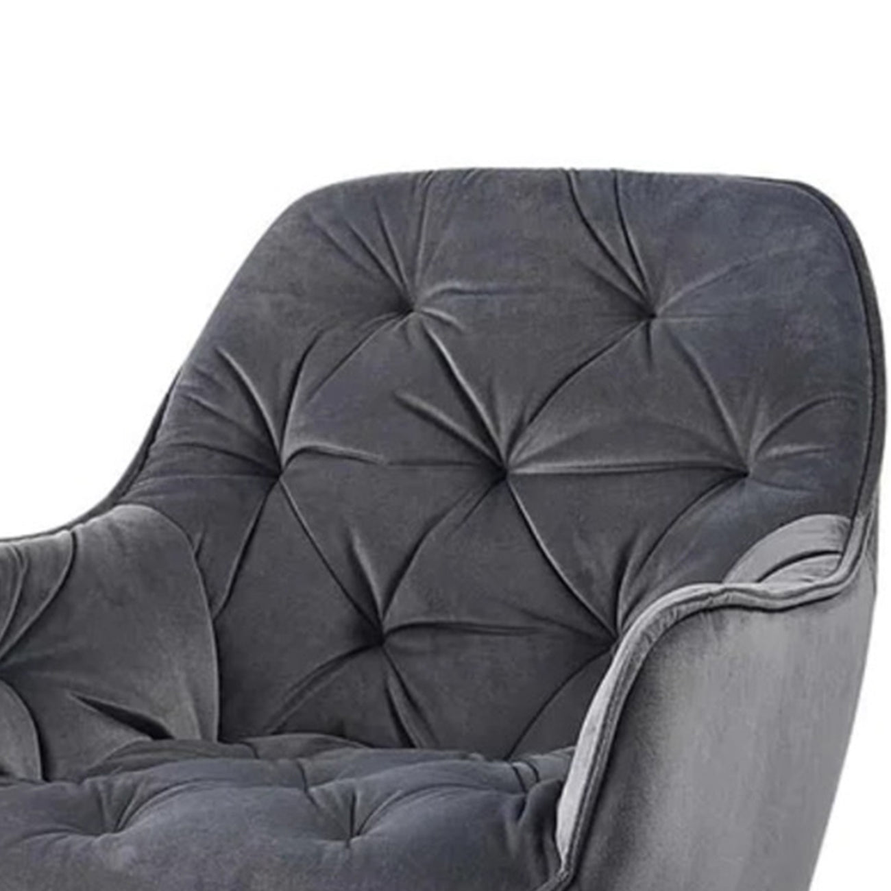 Buy Online Refined Velvet Dining Designer Chair Grey Shop Now