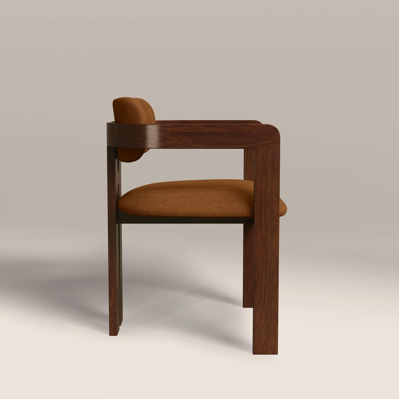 Halston Dining Chair Caramel Brown