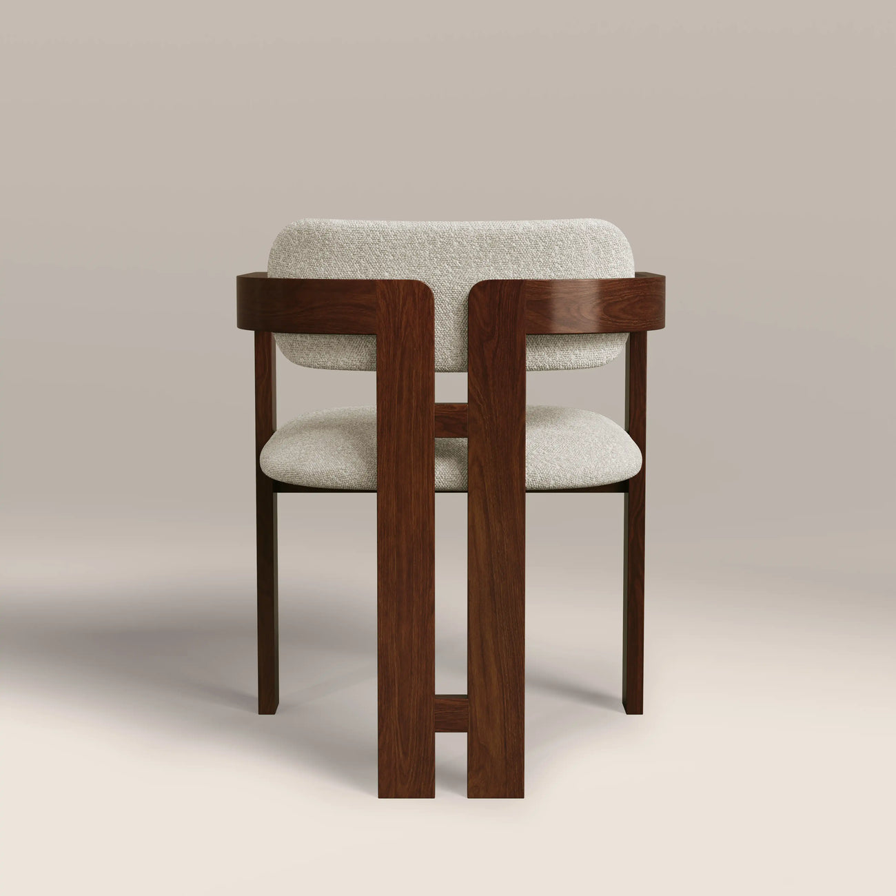 Hallie Wooden Carver Dining Chair Speckled Stone