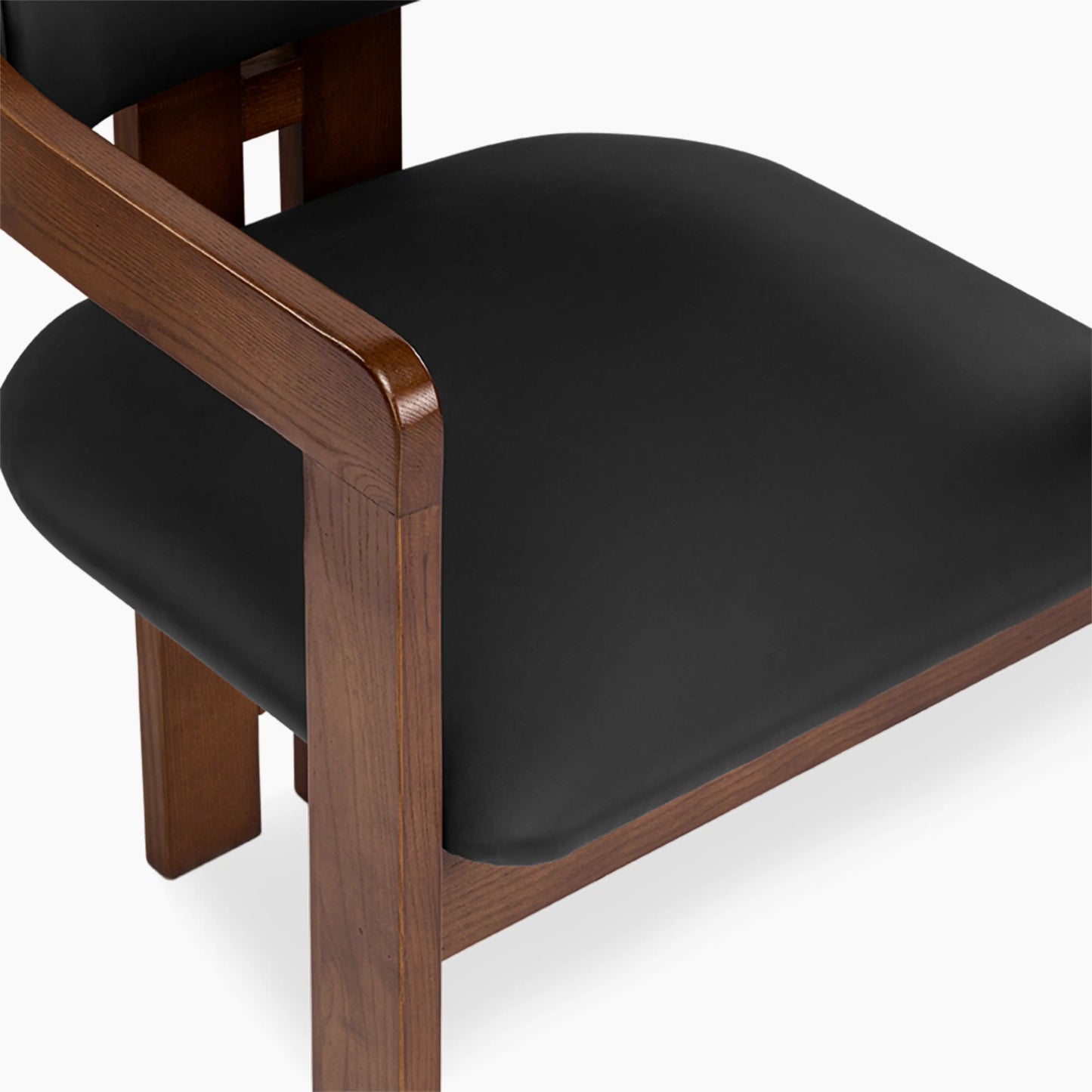 Hallie Wooden Carver Dining Chair Noir Black