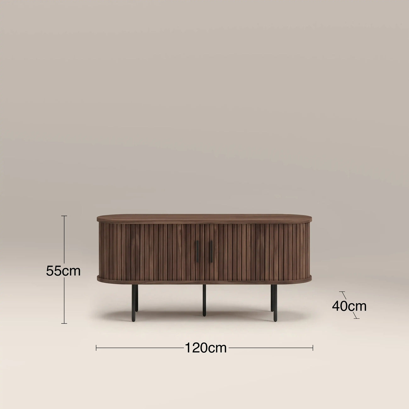 Mika Wooden TV Stand Walnut