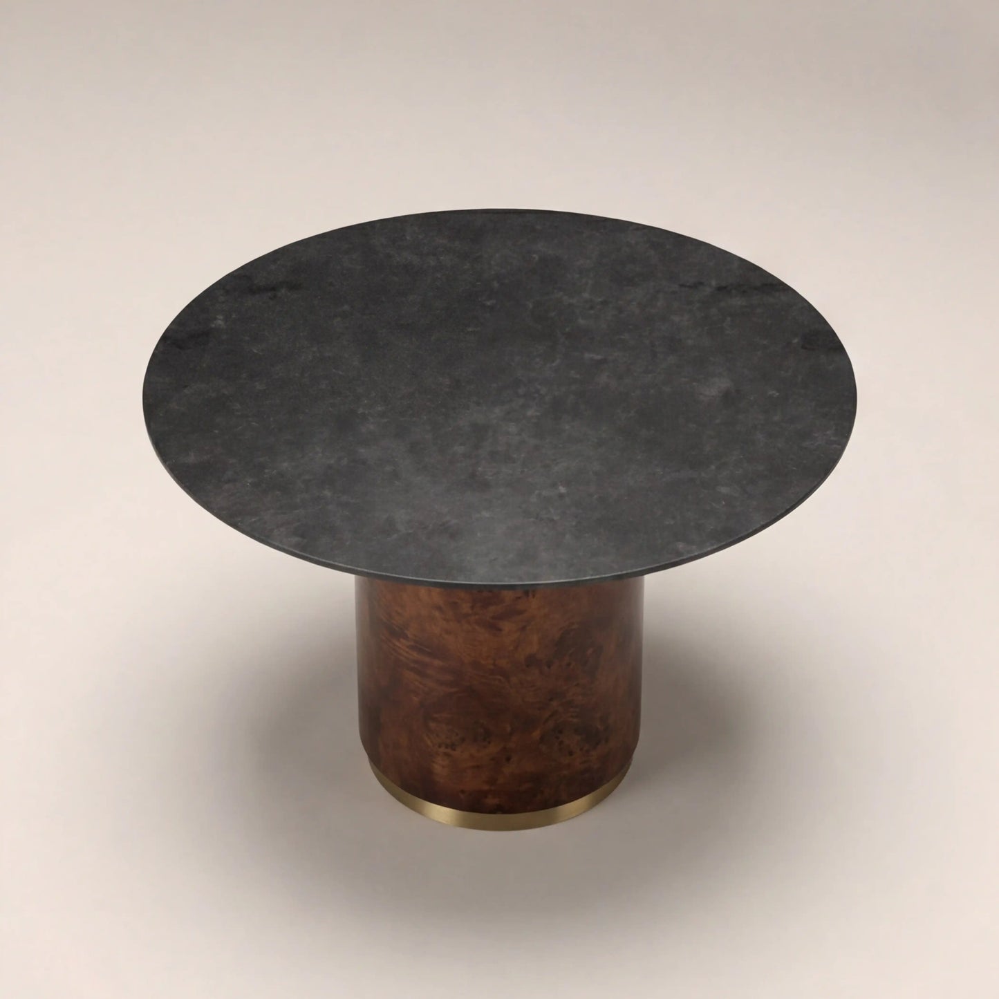 Perry 4 Seat Round Dining Table

 Black & Walnut
