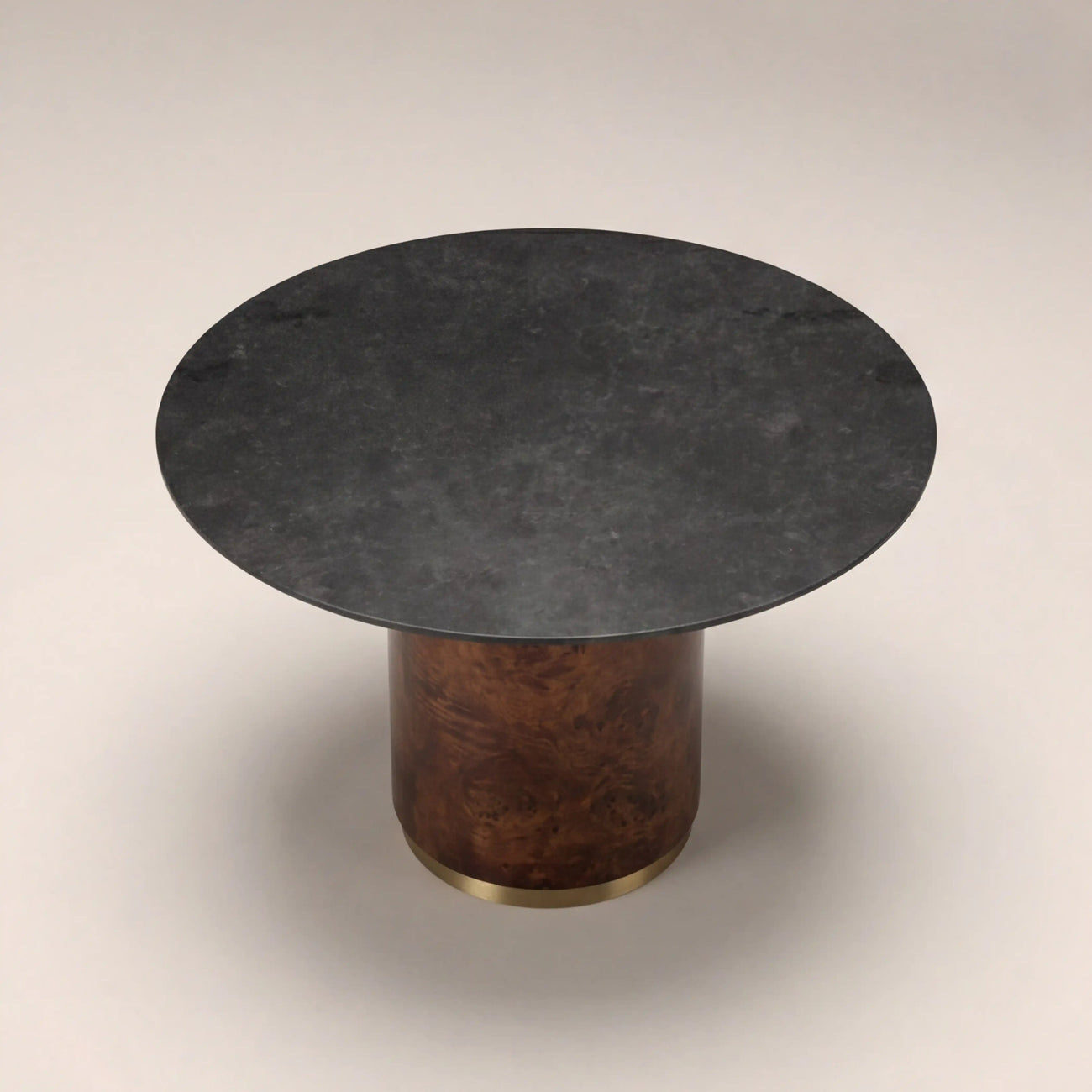 Perry 4 Seat Round Dining Table

 Black & Walnut
