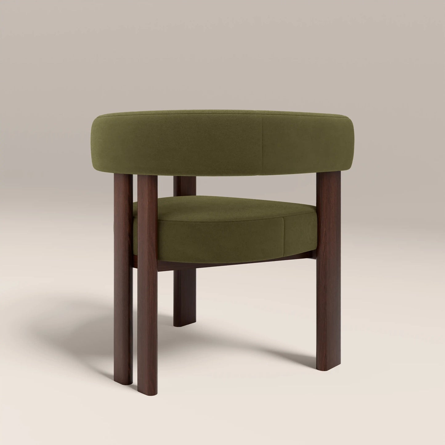 Cassius Carver Dining Chair Moss Green