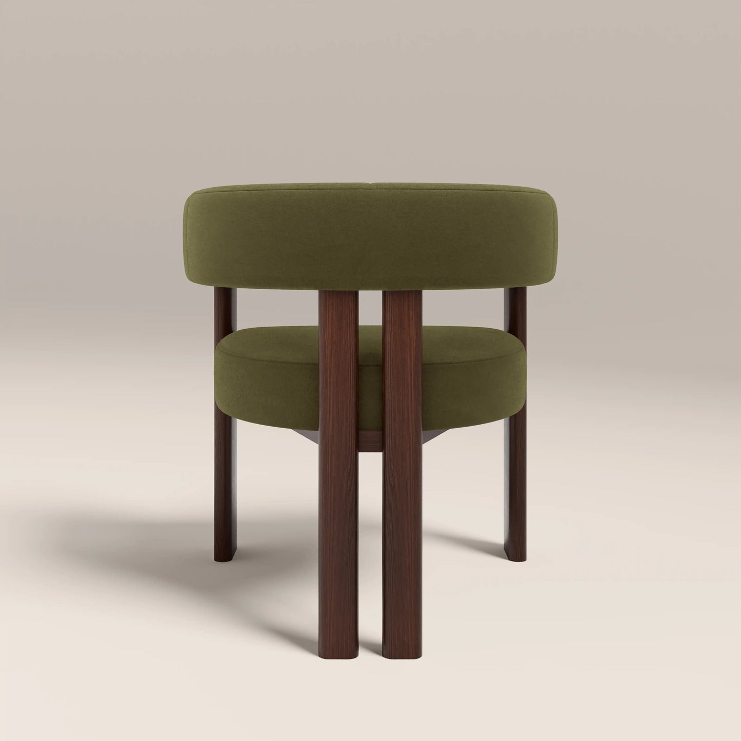 Cassius Carver Dining Chair Moss Green