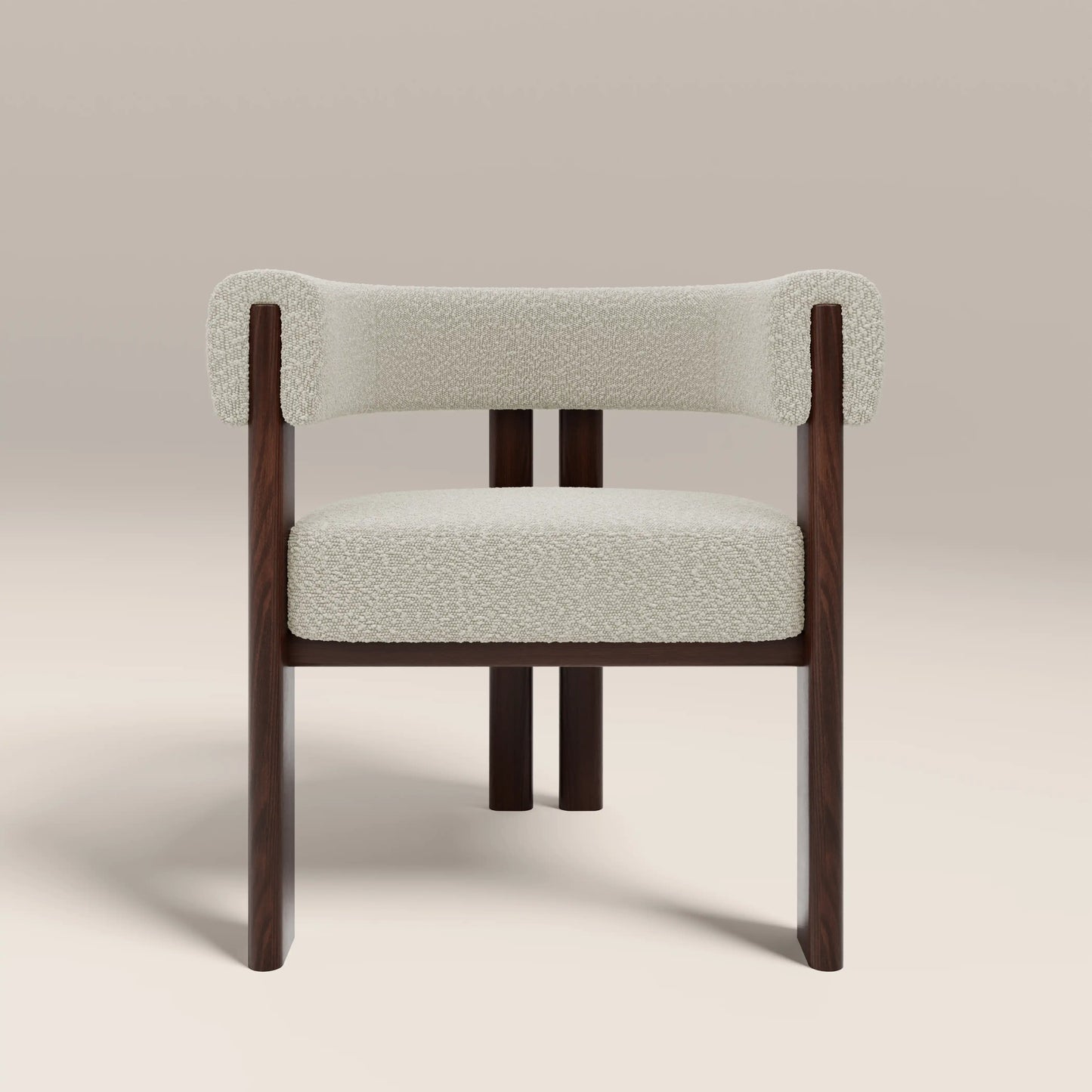 Cassius Carver Dining Chair Speckled Stone