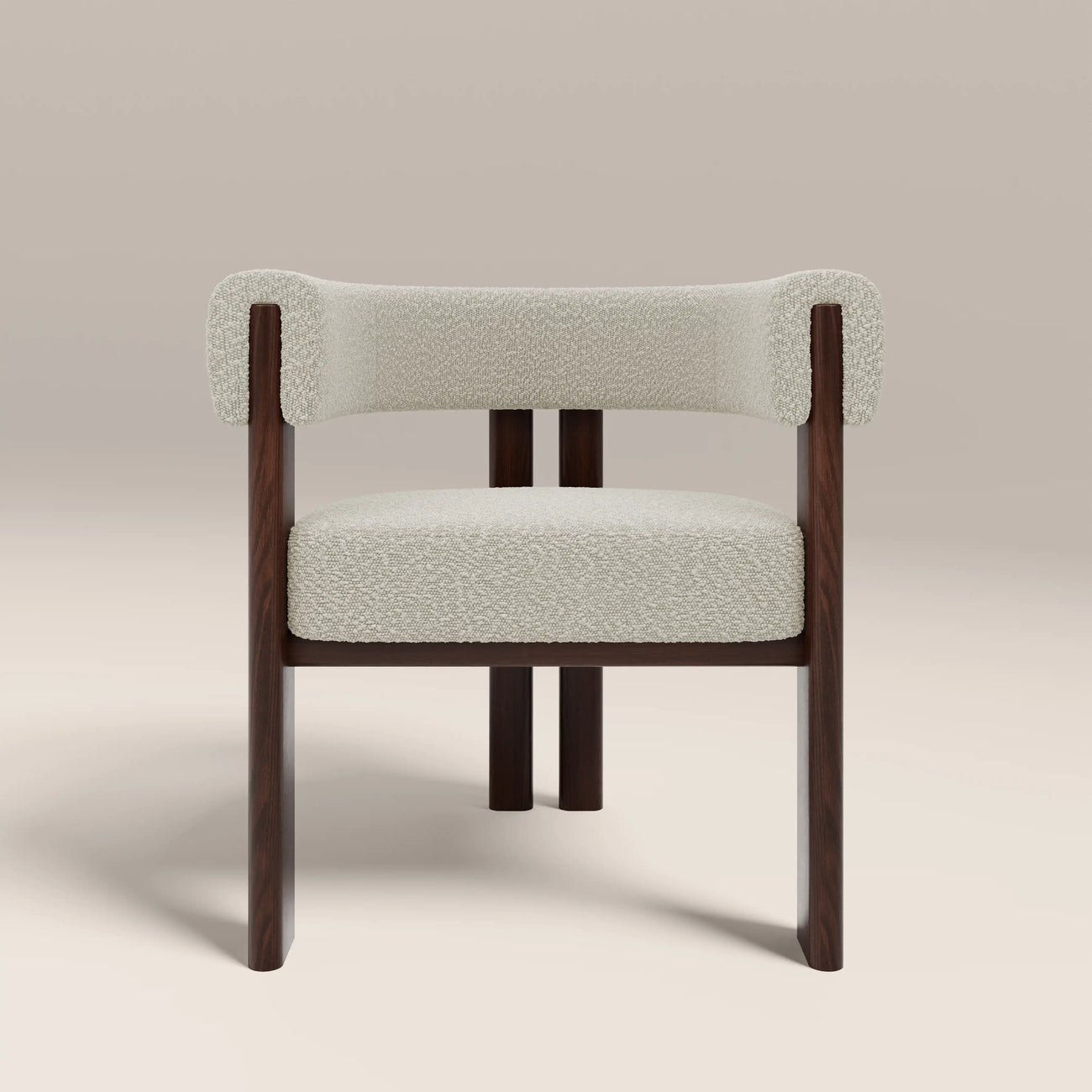 Cassius Carver Dining Chair Speckled Stone