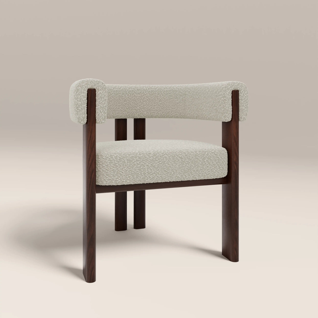 Cassius Carver Dining Chair Speckled Stone