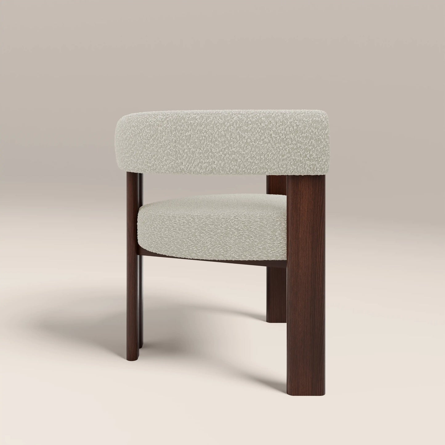 Cassius Carver Dining Chair Speckled Stone