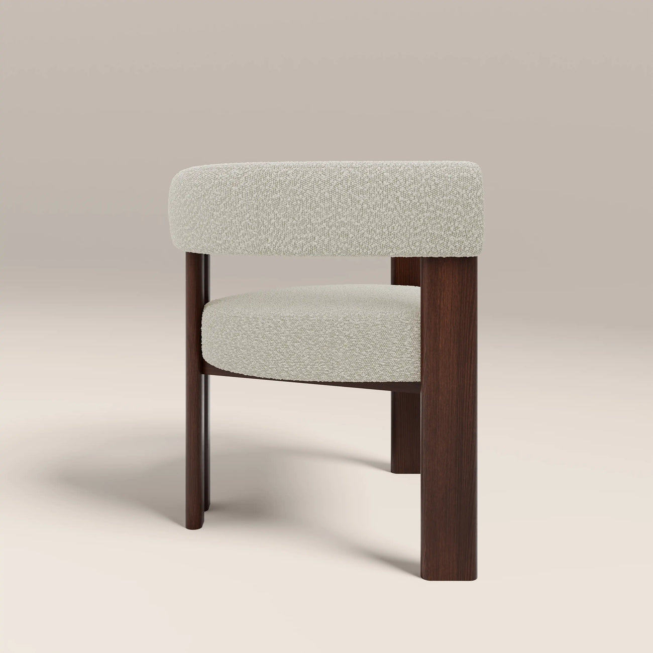 Cassius Carver Dining Chair Speckled Stone