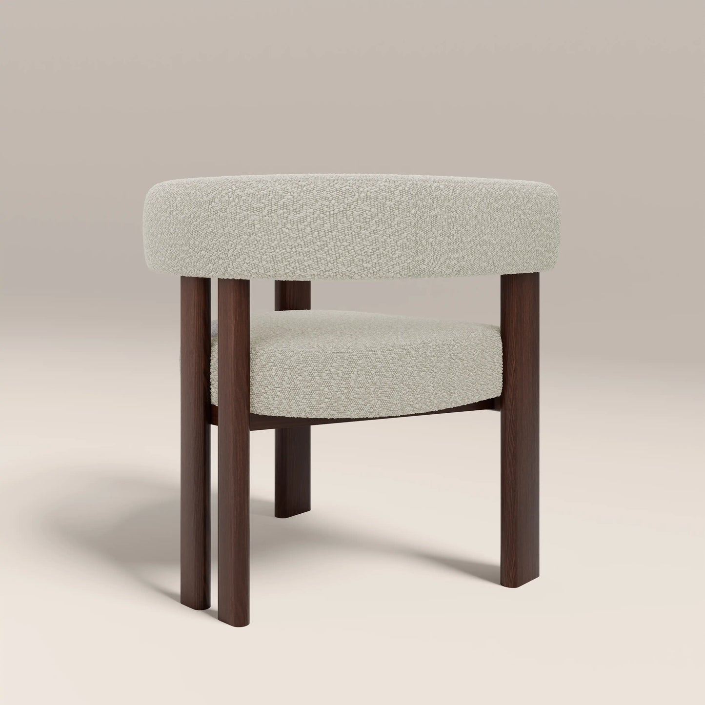 Cassius Carver Dining Chair Speckled Stone
