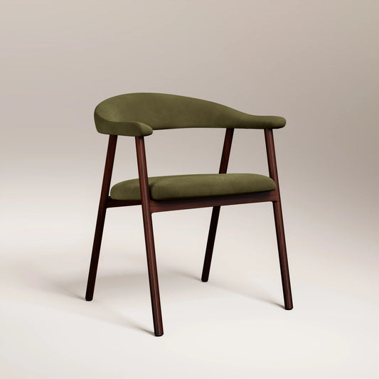Monroe Carver Dining Chair Moss Green