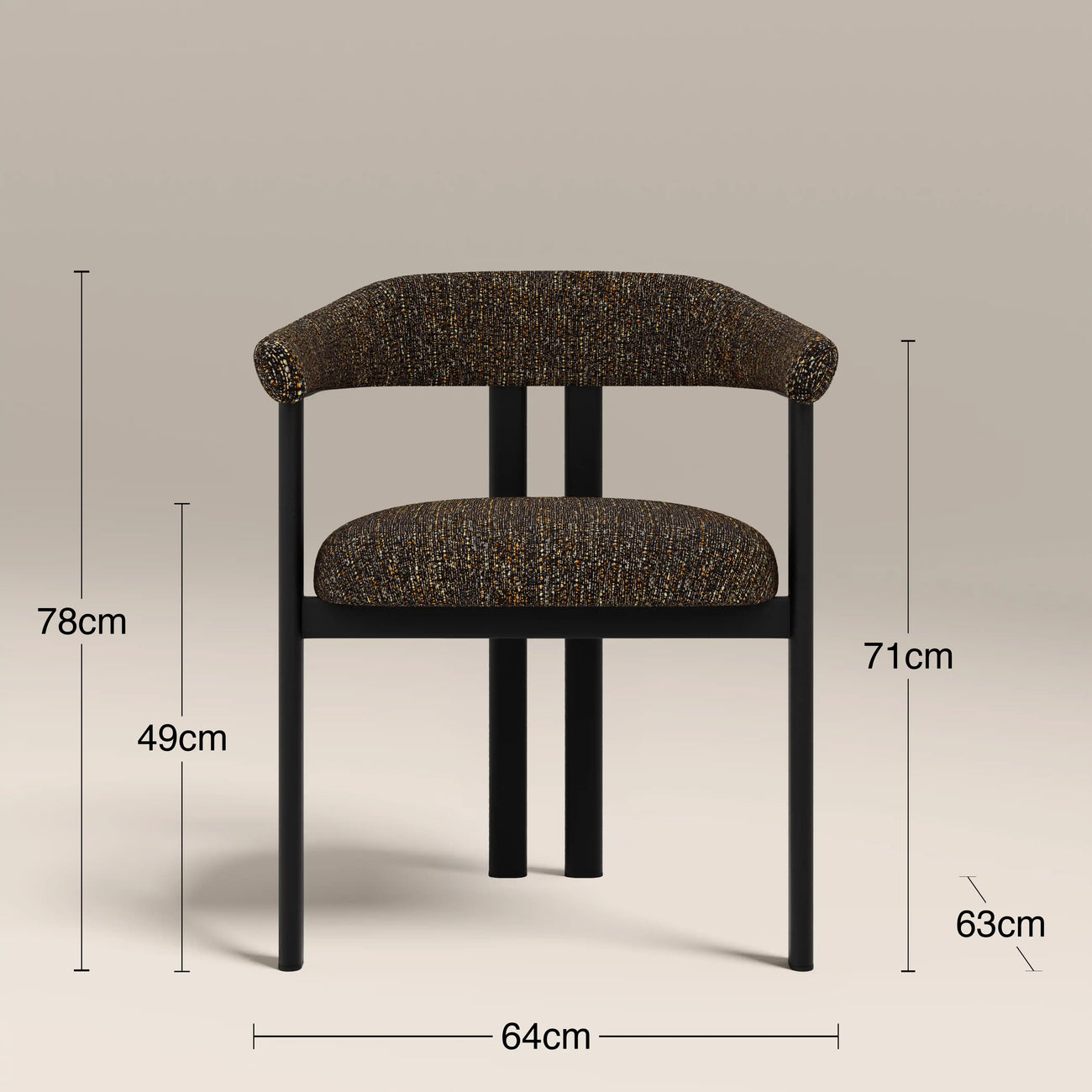 Arbor Carver Dining Chair Speckled Espresso