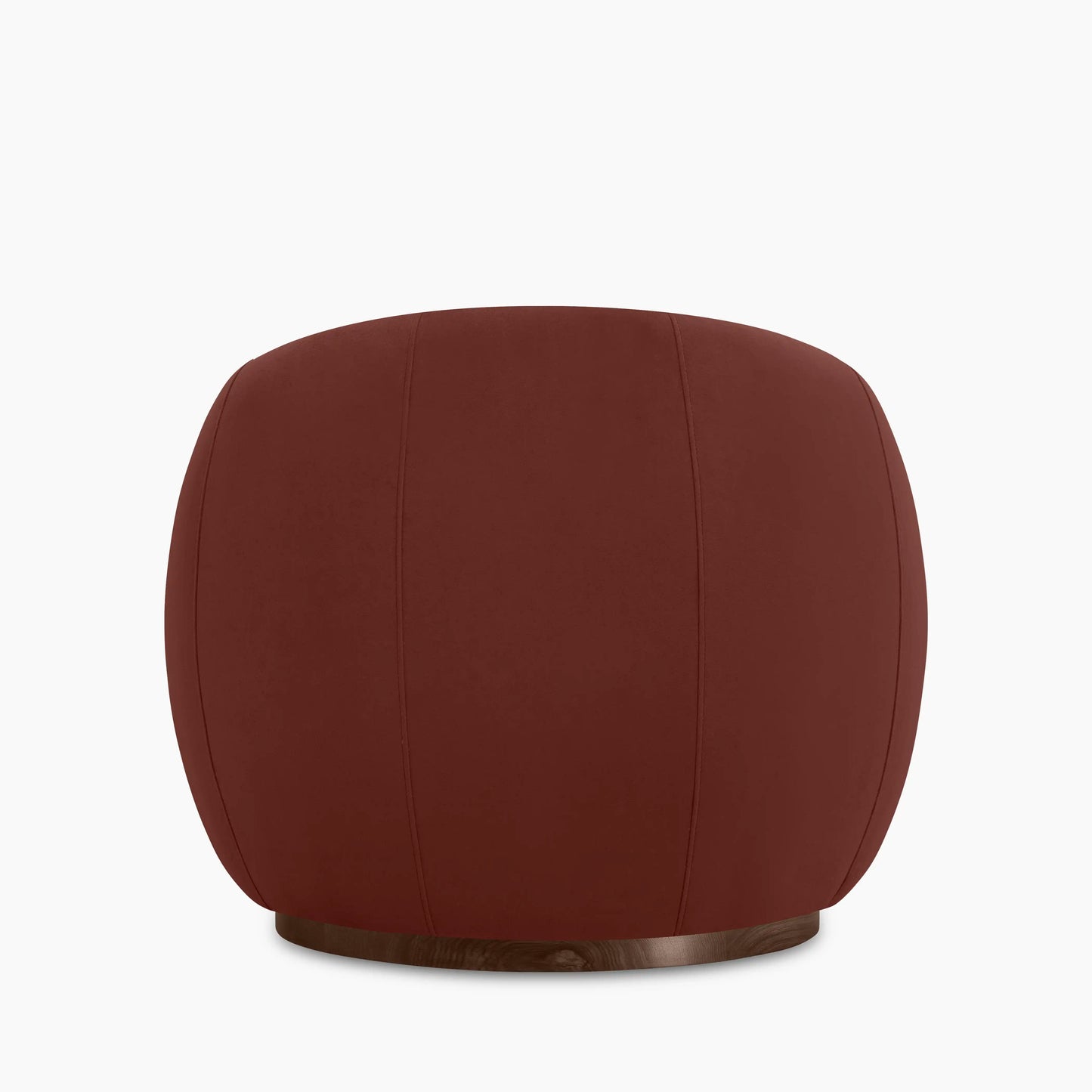 Emile Swivel Armchair Rust Red