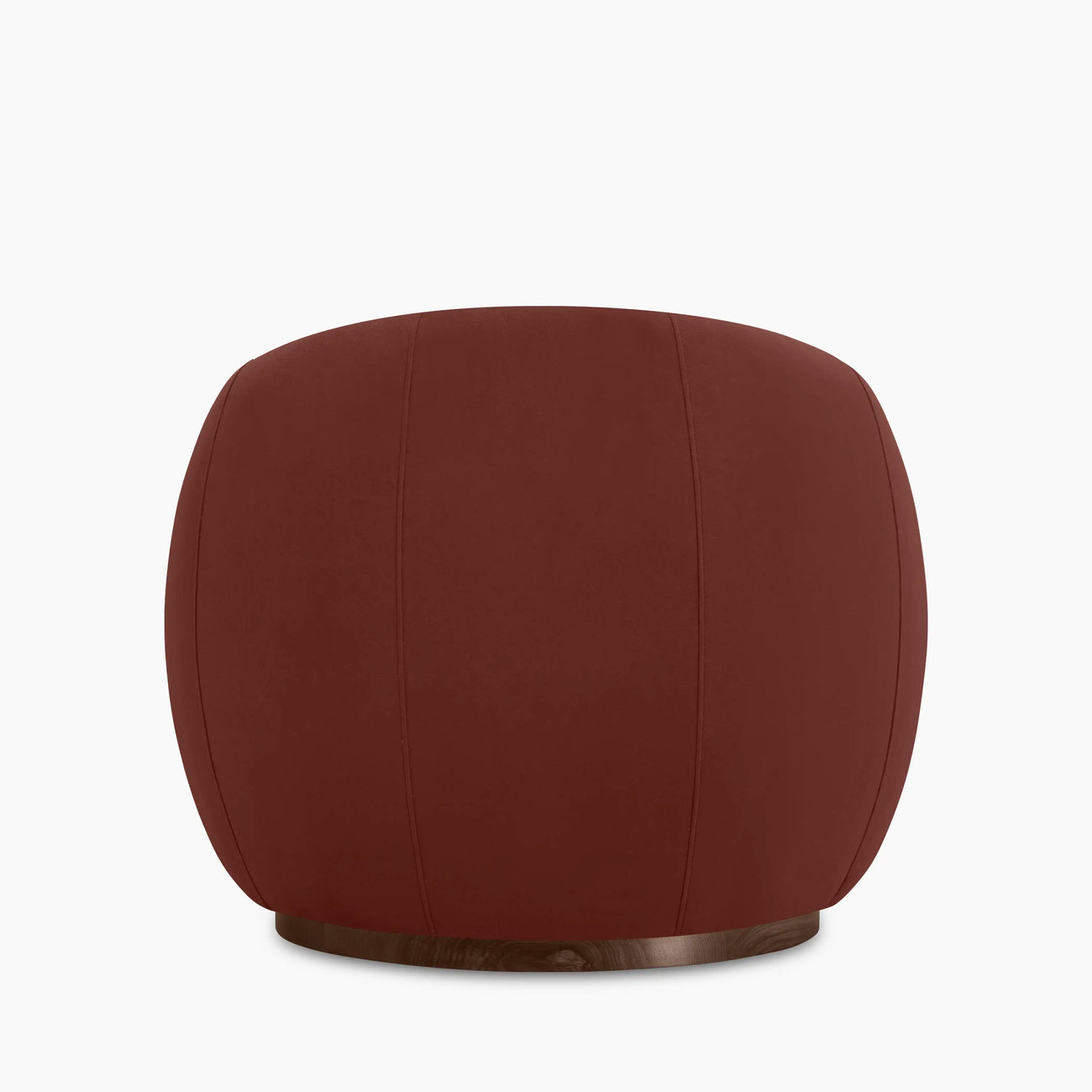 Emile Swivel Armchair Rust Red