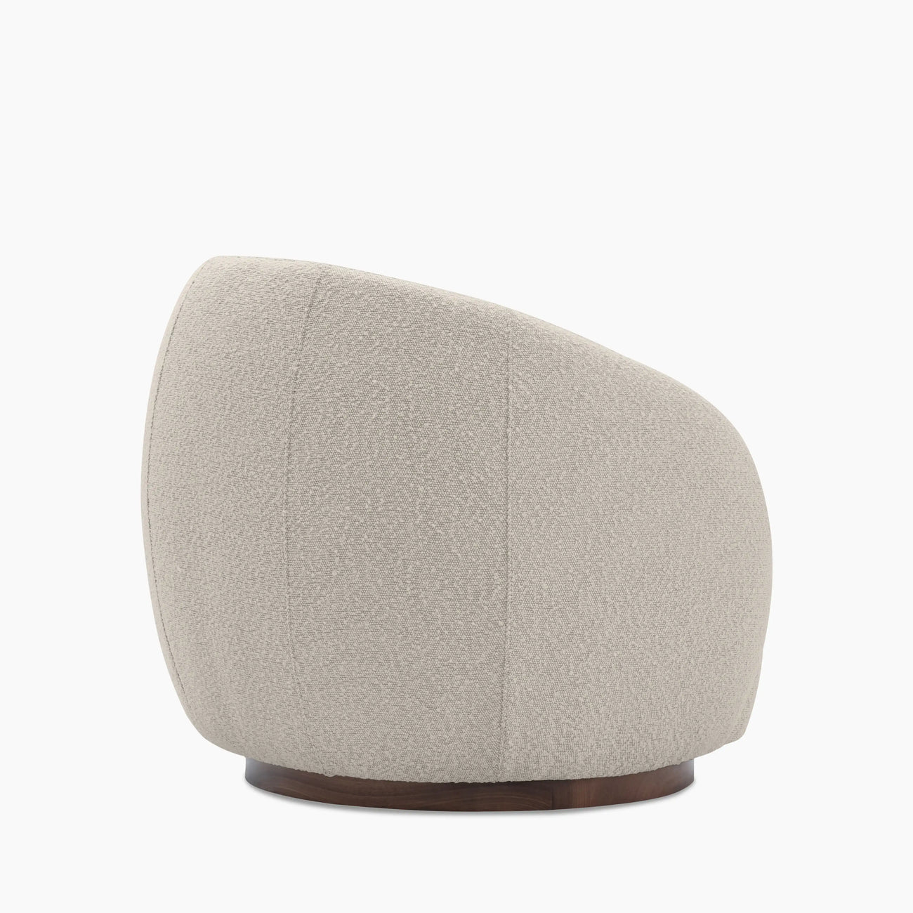 Emile Swivel Armchair Speckled Stone