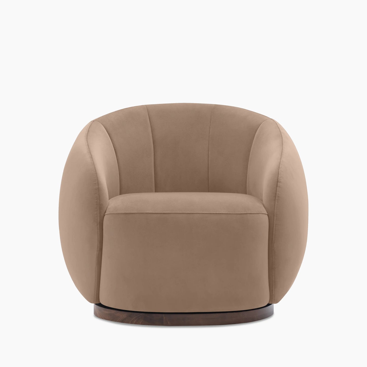 Emile Swivel Armchair Taupe