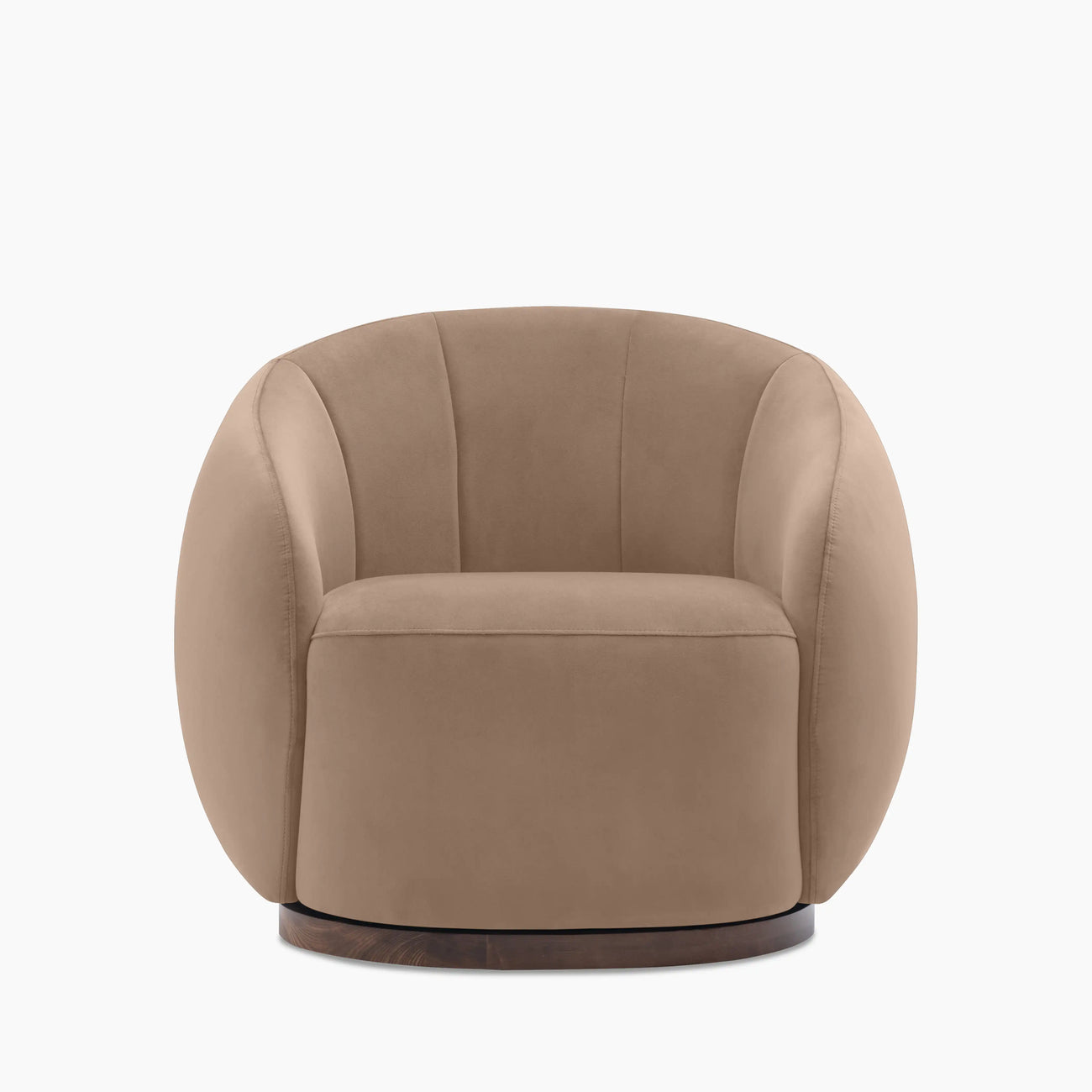 Emile Swivel Armchair Taupe