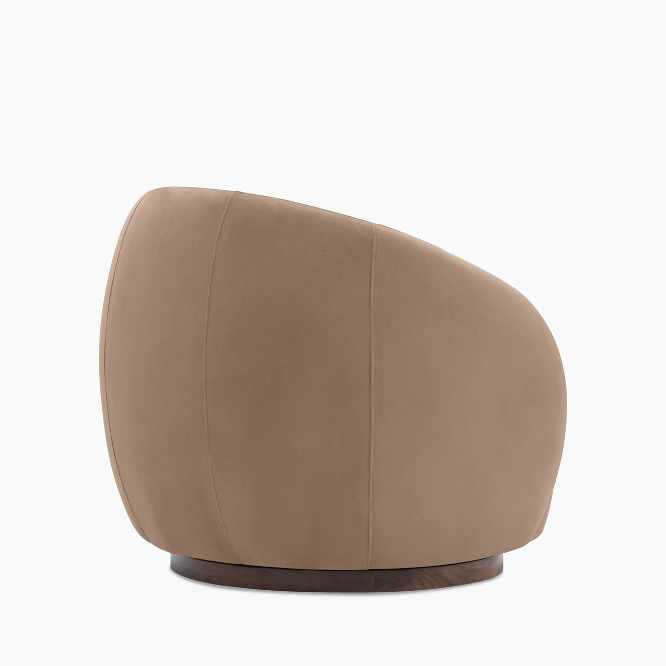 Emile Swivel Armchair Taupe