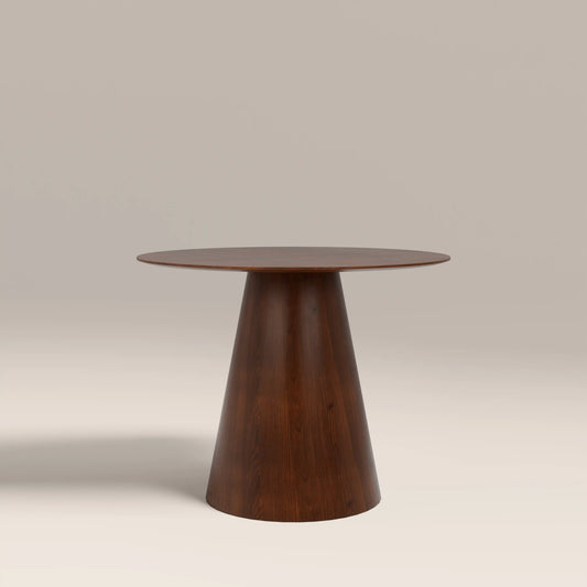 Finnley 4 Seat Round Wooden Dining Table

 Walnut