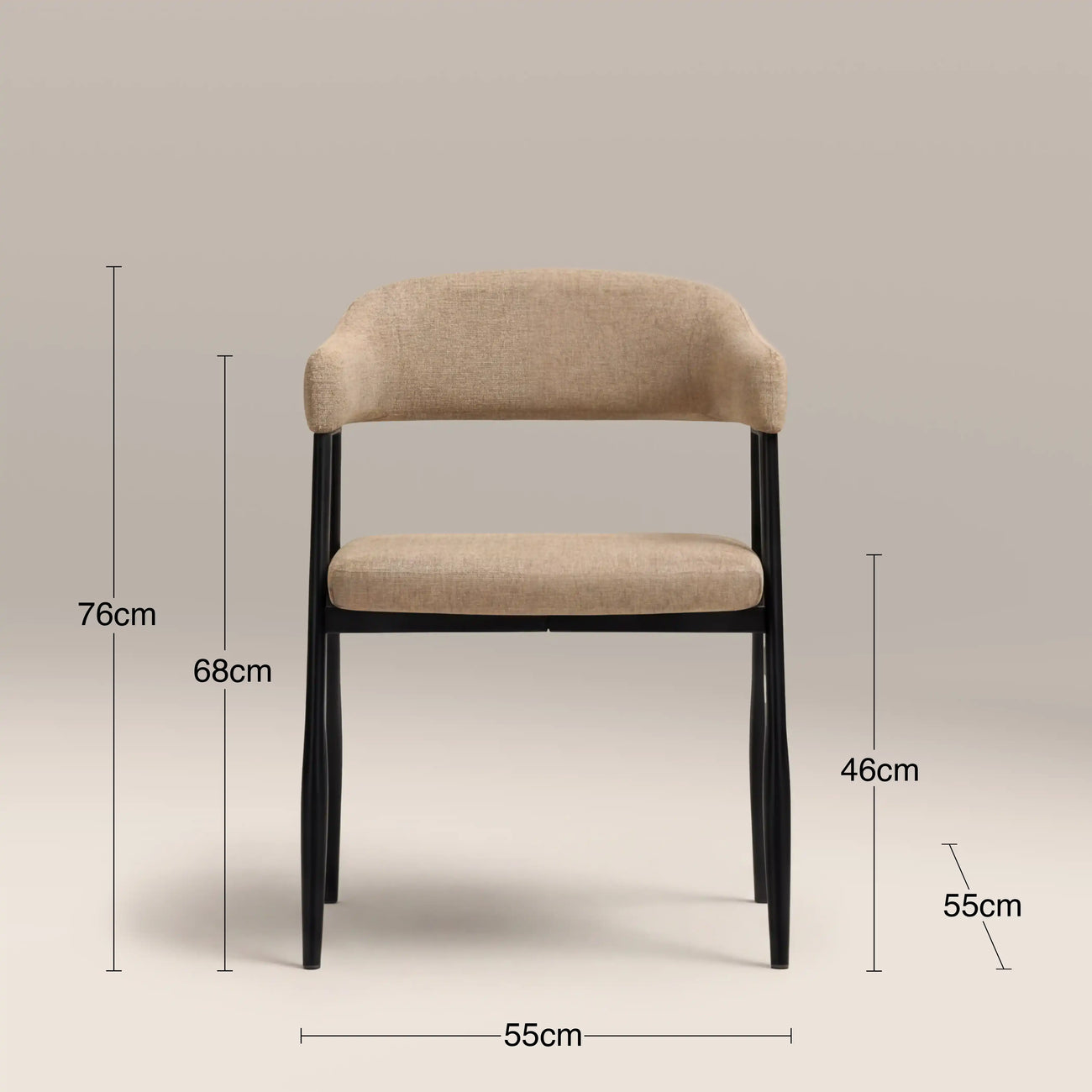 Presley Carver Dining Chair Latte