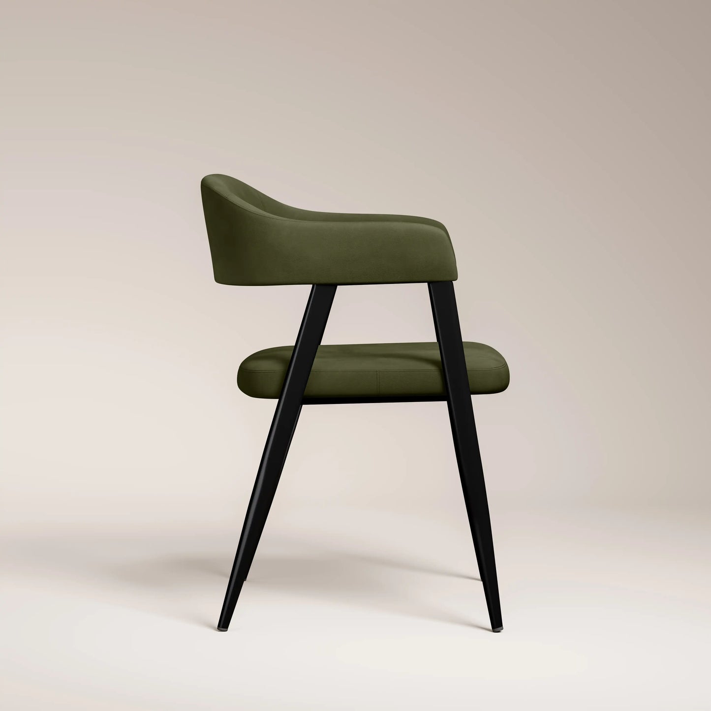 Presley Carver Dining Chair Olive Green