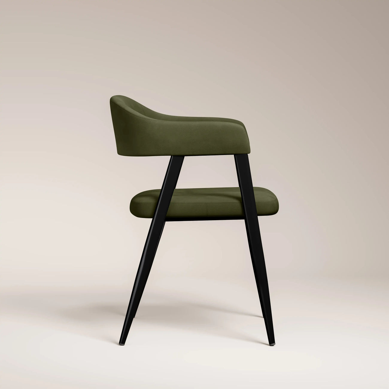 Presley Carver Dining Chair Olive Green