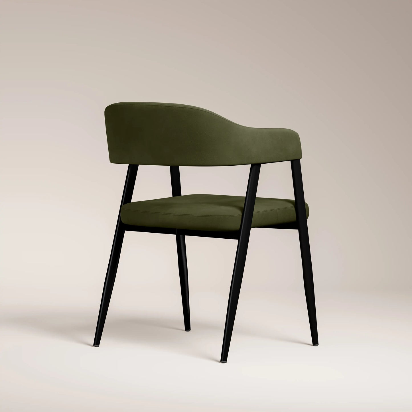 Presley Carver Dining Chair Olive Green