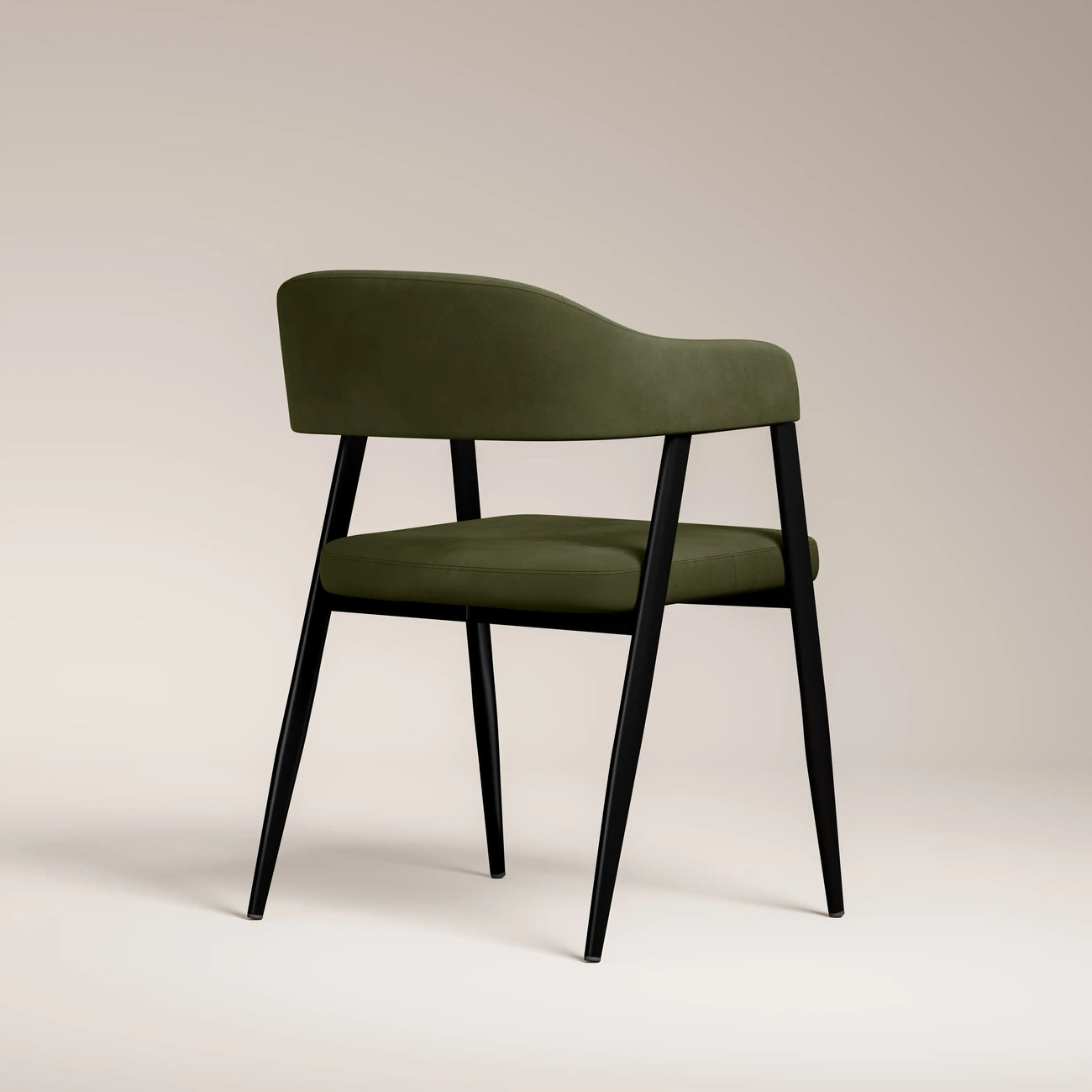 Presley Carver Dining Chair Olive Green