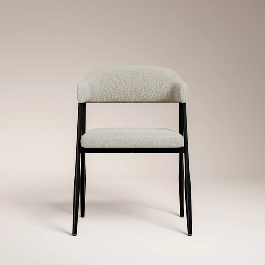 Presley Carver Dining Chair Speckled Stone