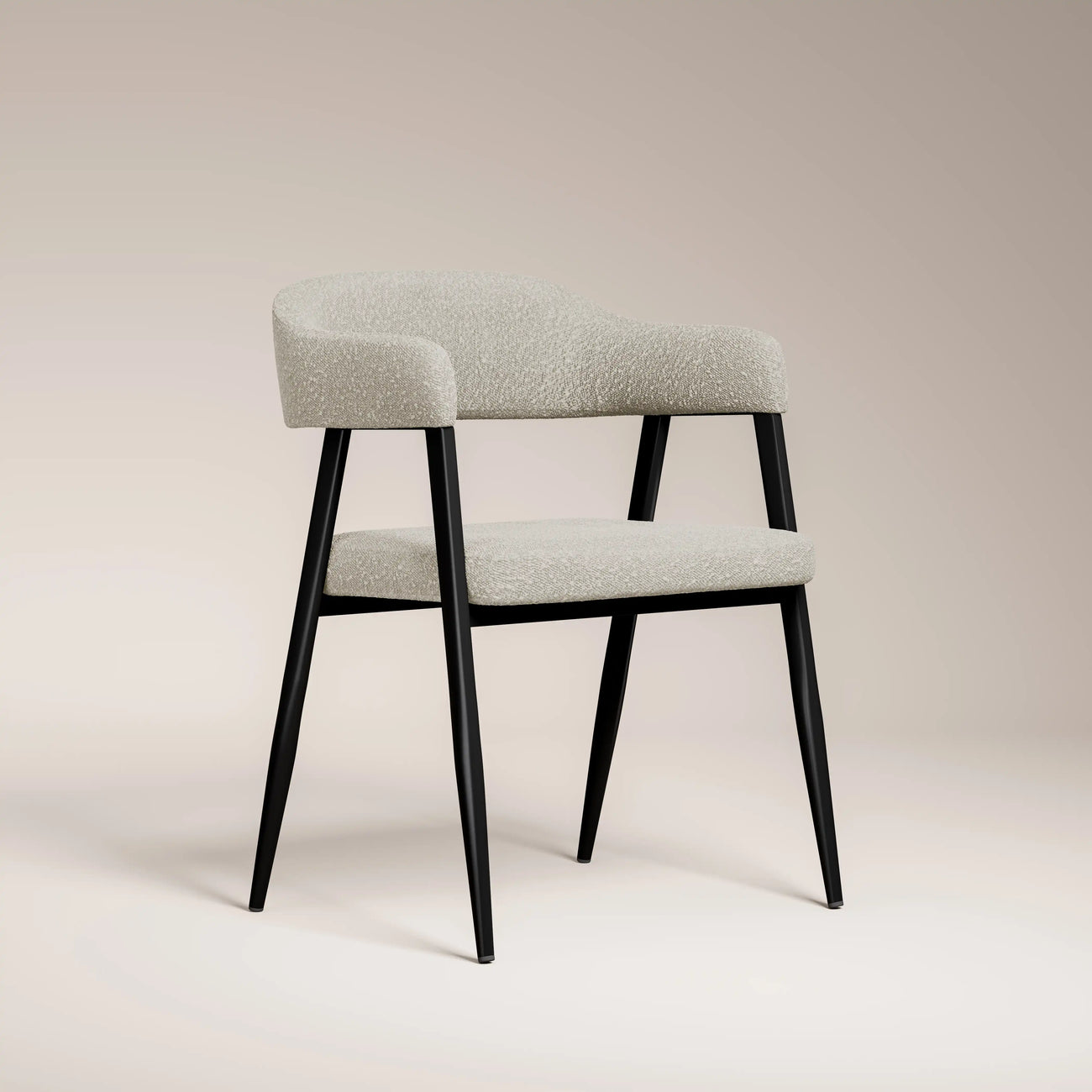 Presley Carver Dining Chair Speckled Stone