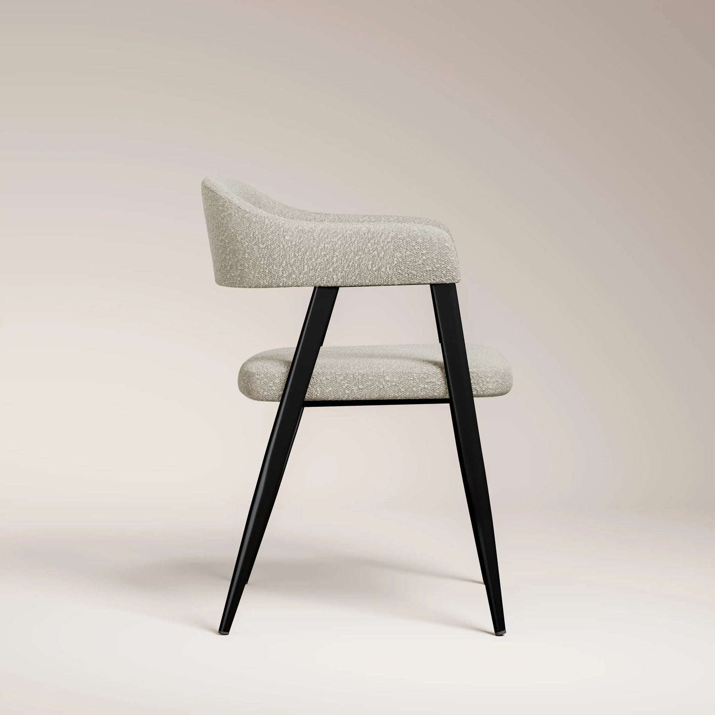 Presley Carver Dining Chair Speckled Stone