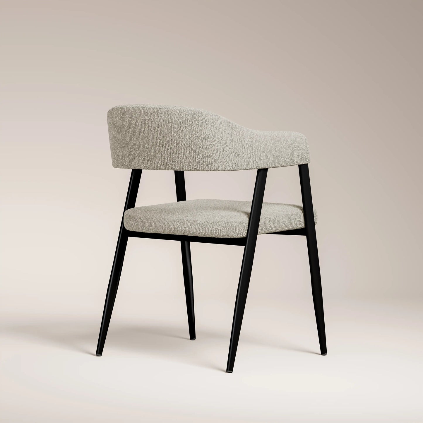 Presley Carver Dining Chair Speckled Stone