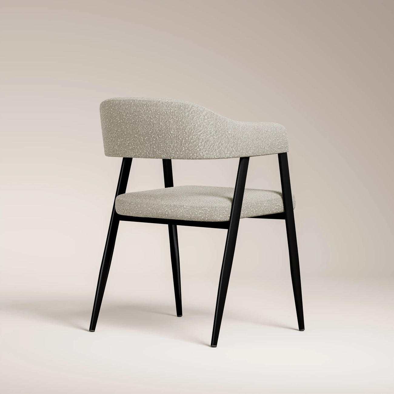 Presley Carver Dining Chair Speckled Stone