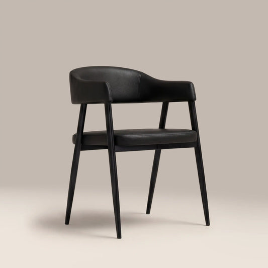 Presley Carver Dining Chair Vintage Black