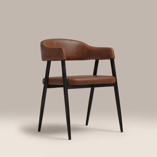 Presley Carver Dining Chair Vintage Tan