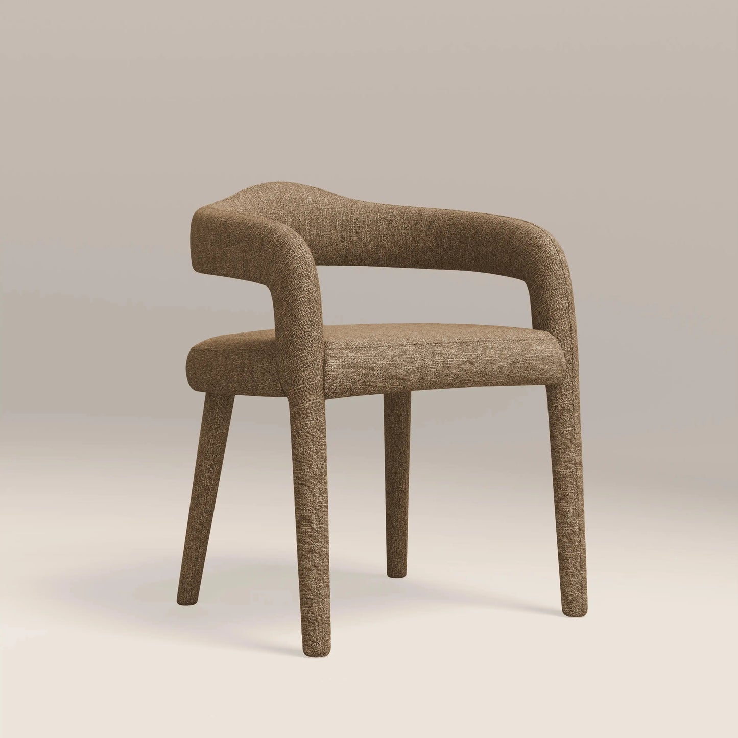 Ophelia Carver Dining Chair Speckled Cappuccino