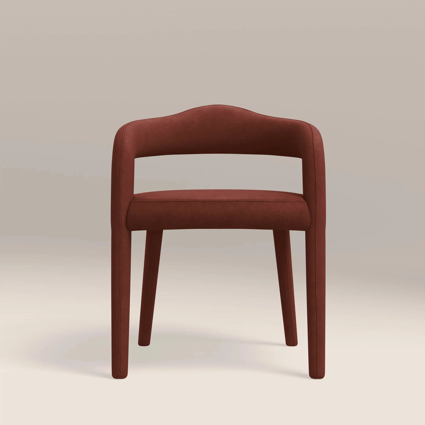Ophelia Carver Dining Chair Rust Red