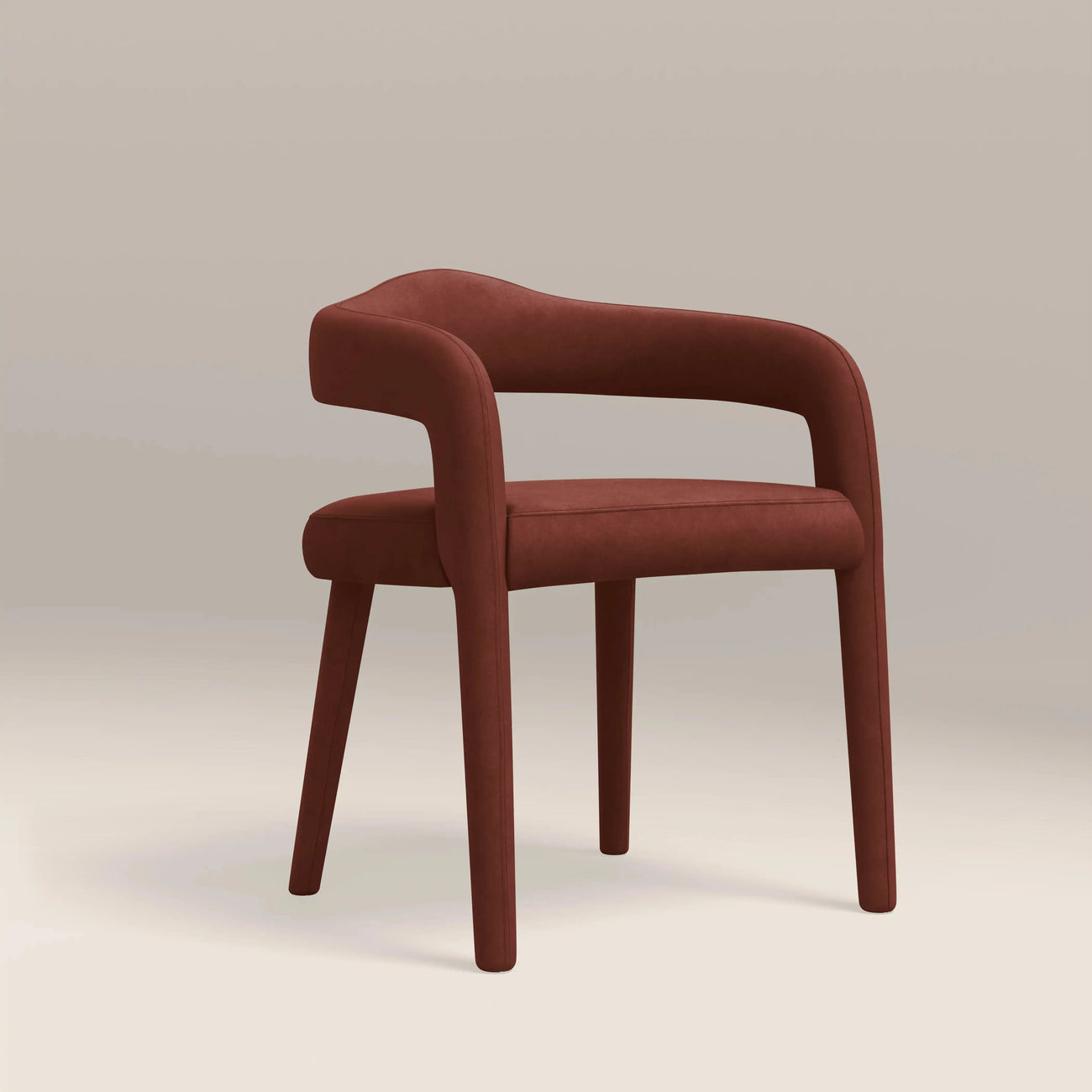 Ophelia Carver Dining Chair Rust Red