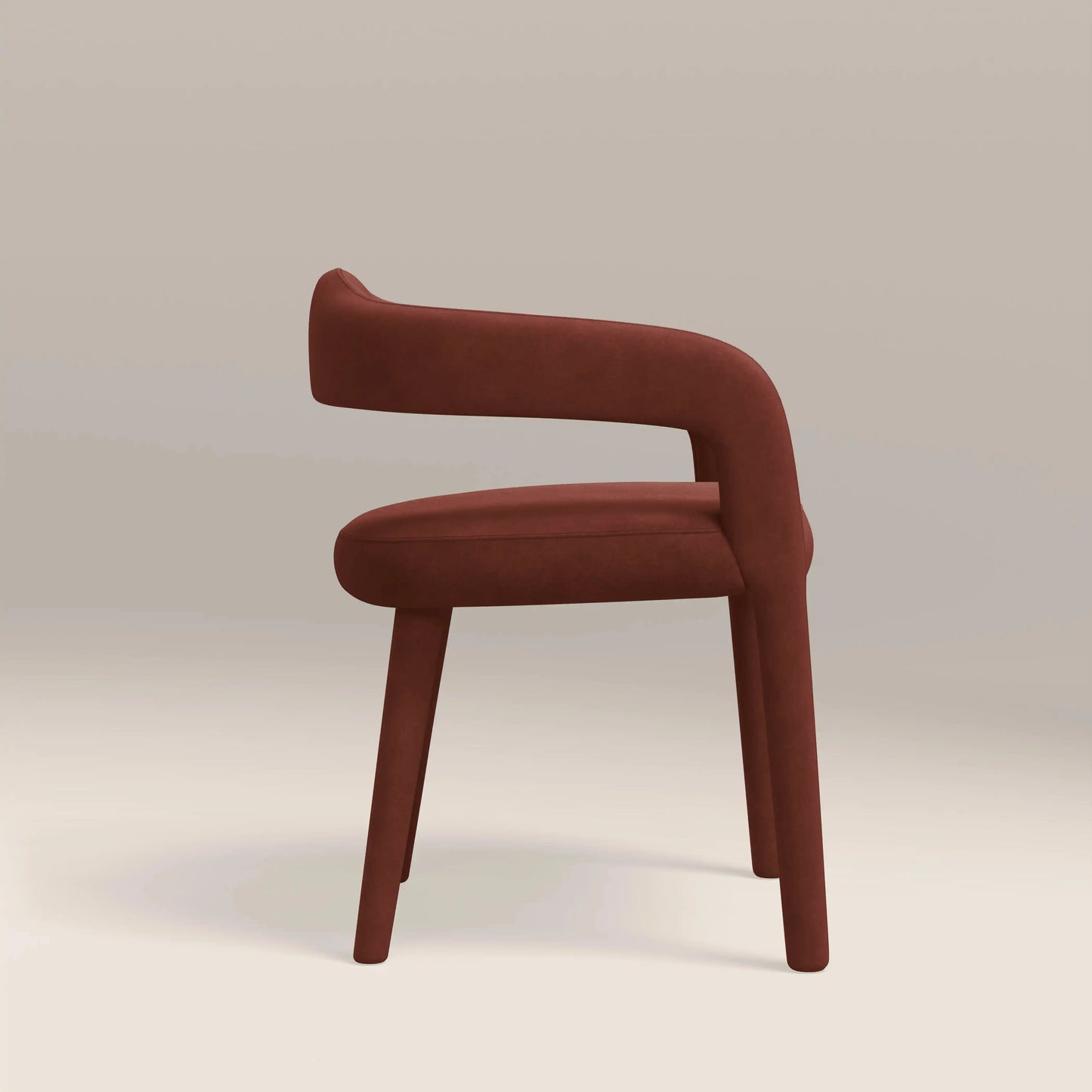 Ophelia Carver Dining Chair Rust Red