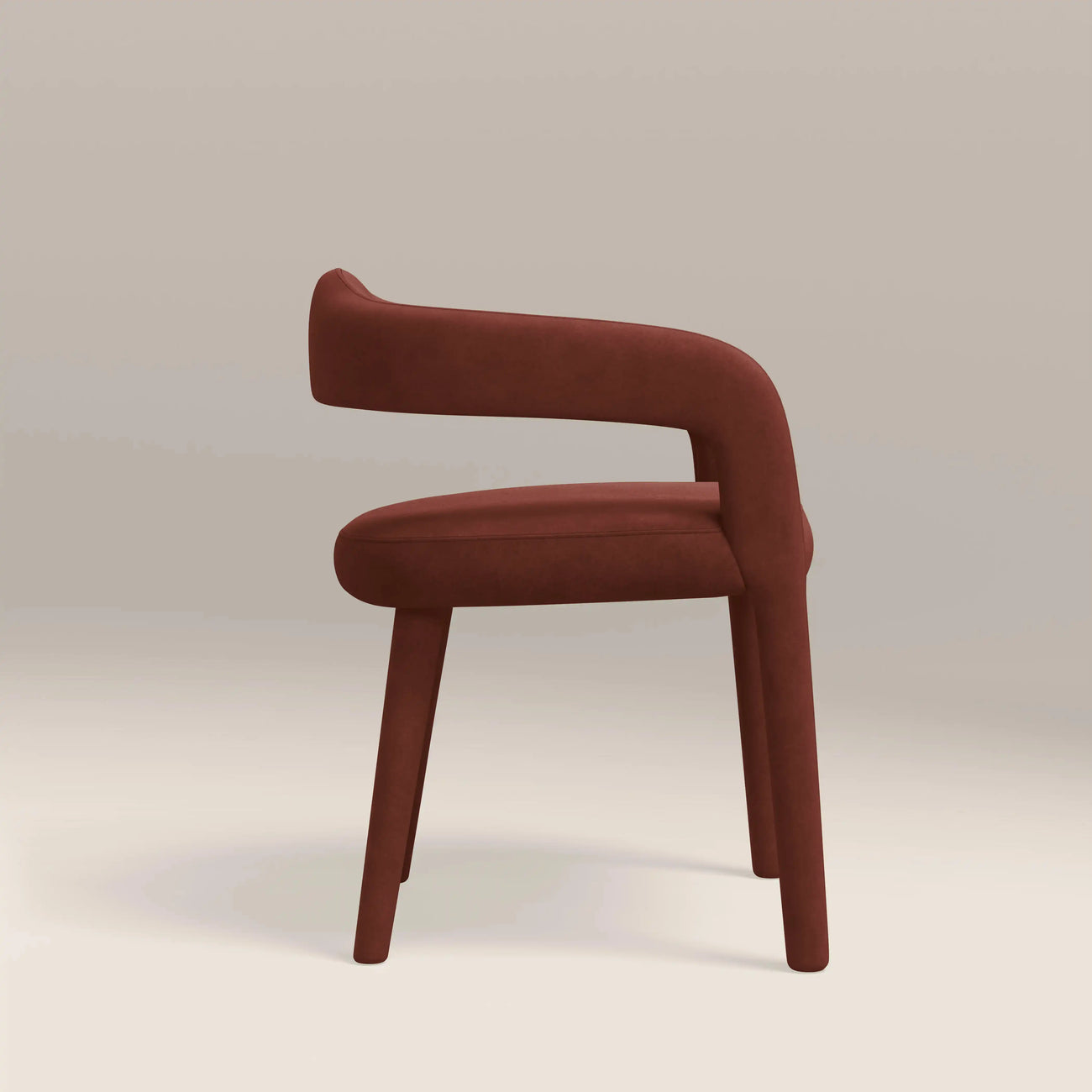 Ophelia Carver Dining Chair Rust Red