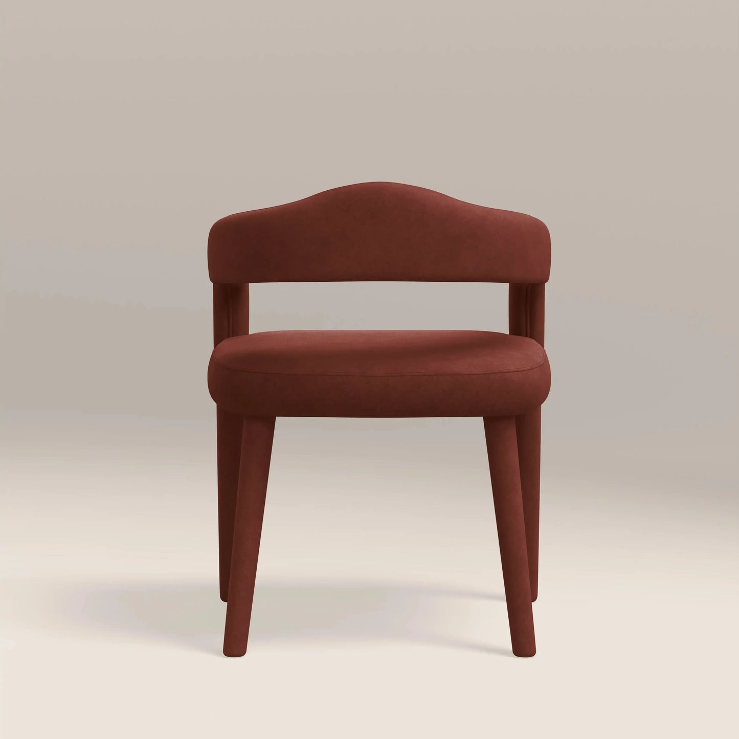 Ophelia Carver Dining Chair Rust Red