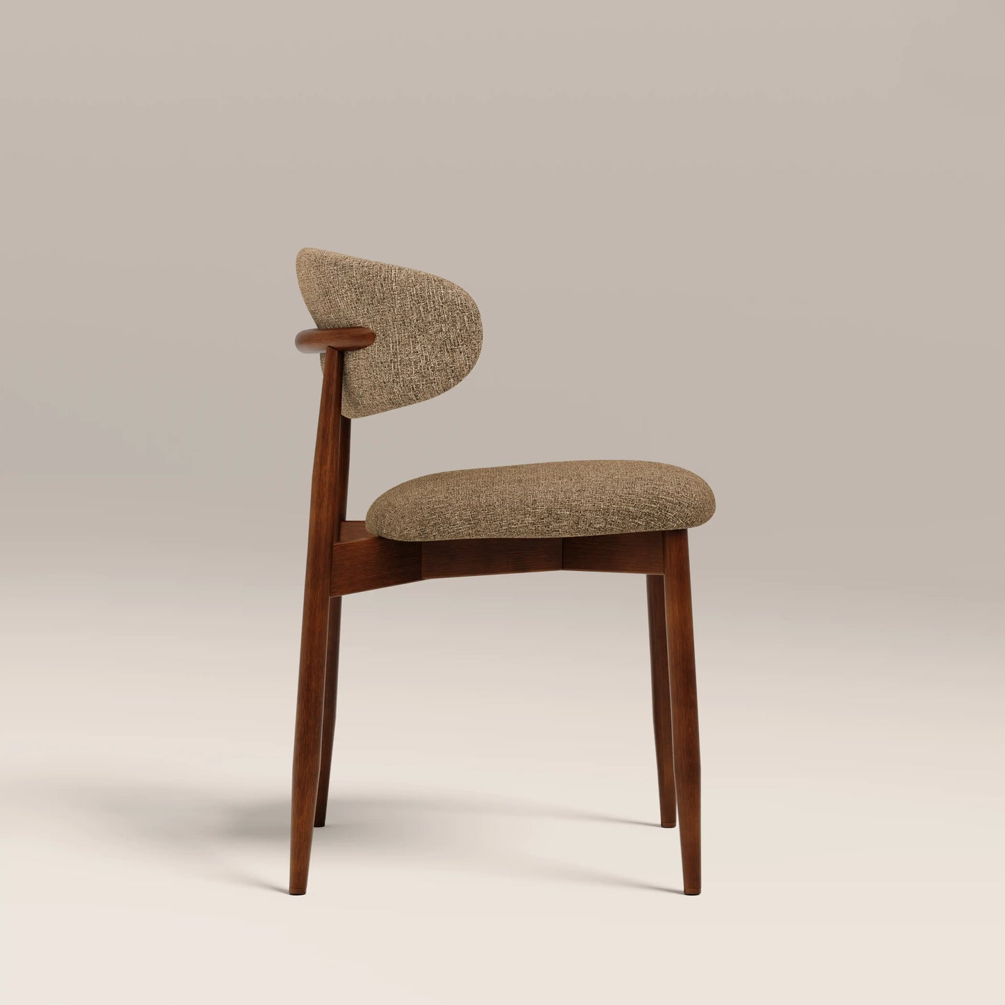 Halston Wooden Dining Chair Speckled Cappuccino
