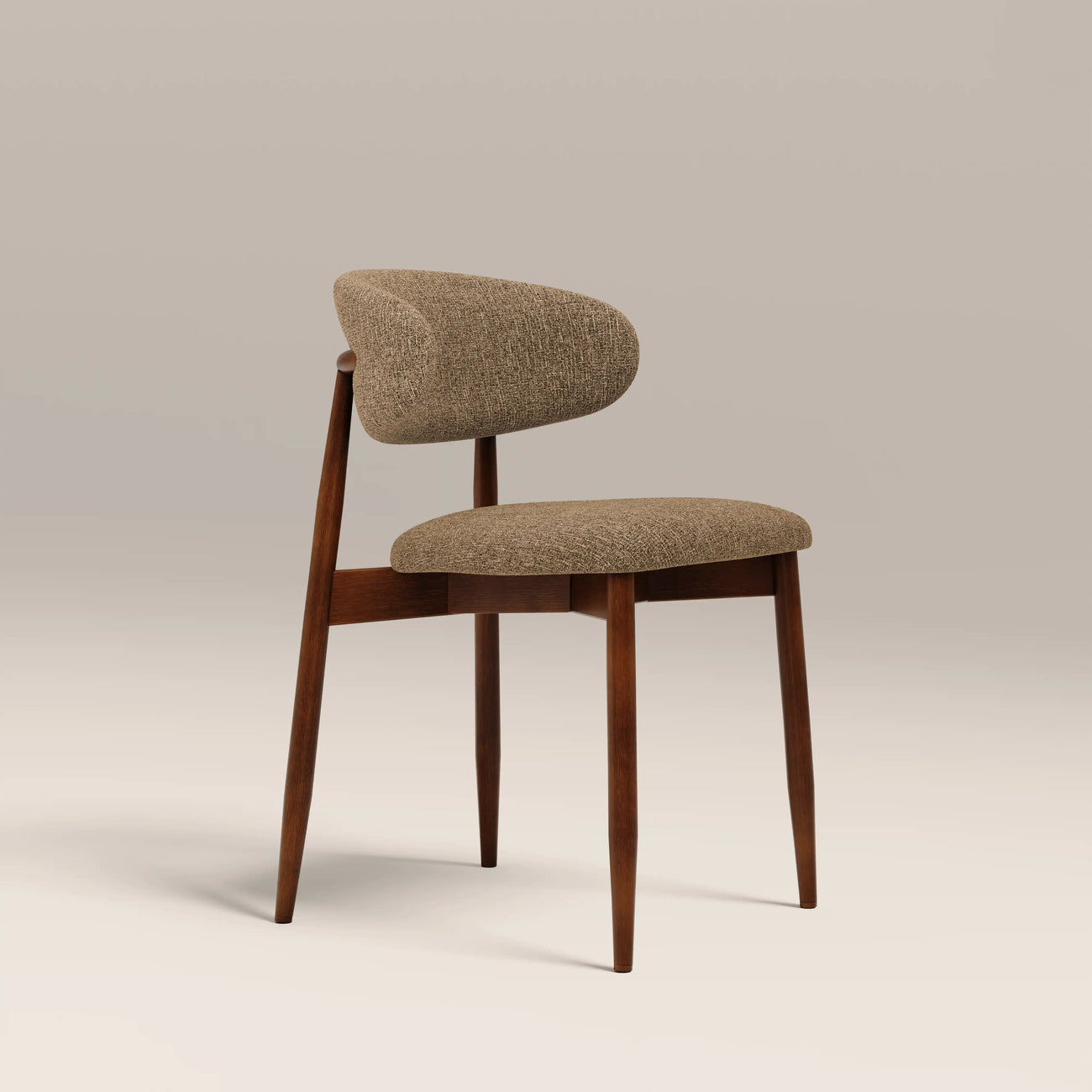 Halston Wooden Dining Chair Speckled Cappuccino